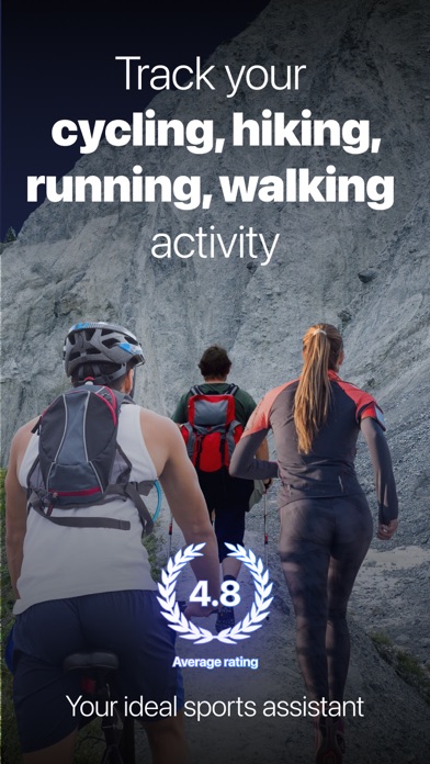 Run, Bike, Walk, Hike tracker Screenshot