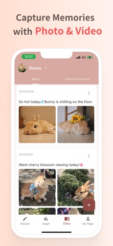 Rabbit Care -Pet Log & Tracker Screenshot 2 of 8
