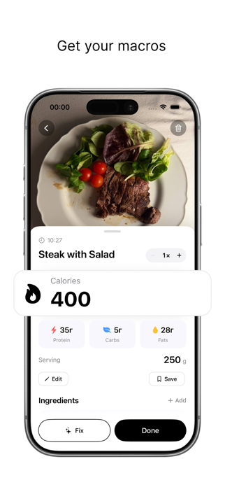 Mera - Calorie Tracker Screenshot 3 of 5