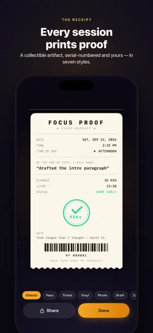 Focus Proof: Promise Yourself screenshot 4