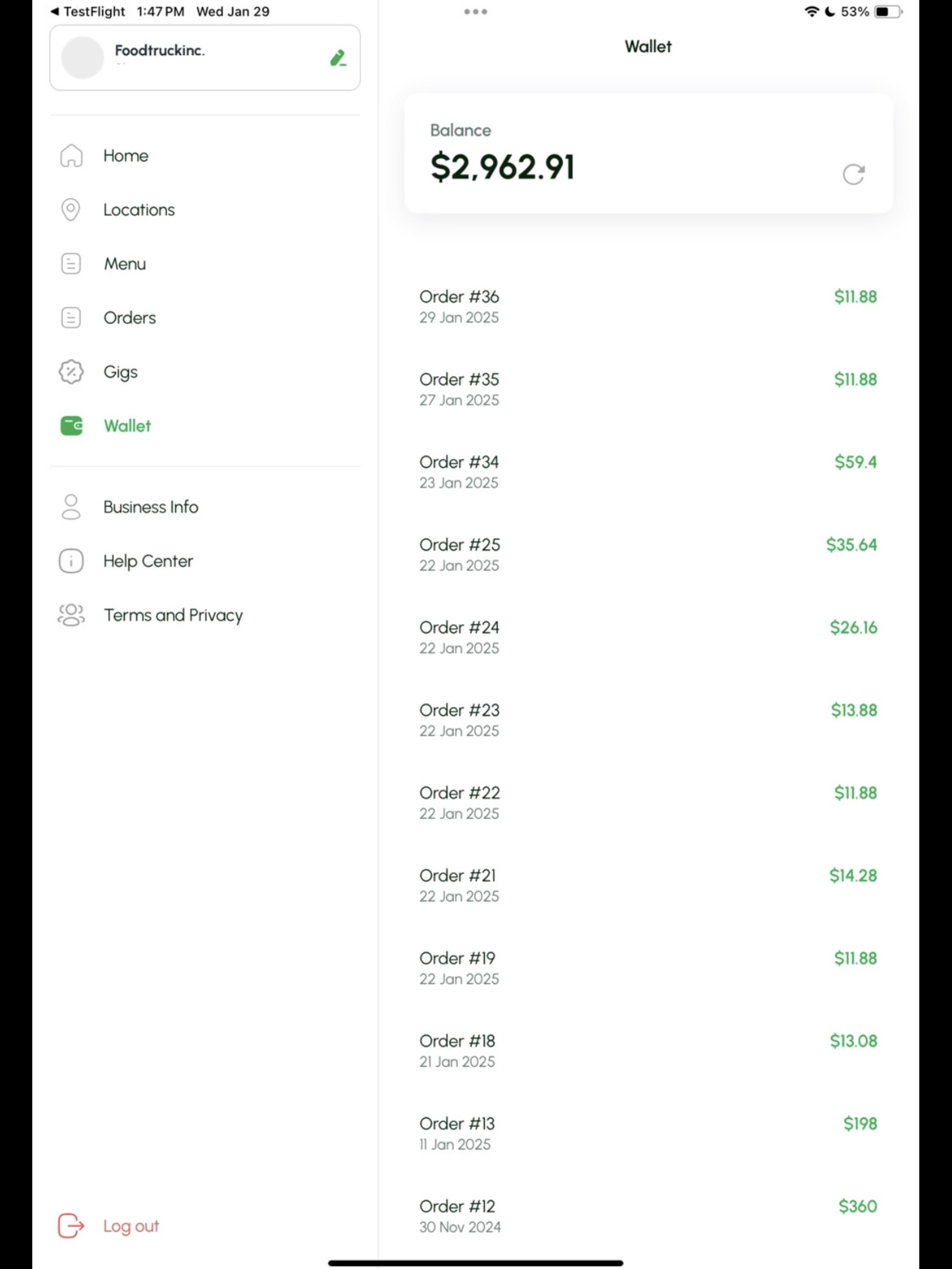 FoodTrx & Events - Vendors