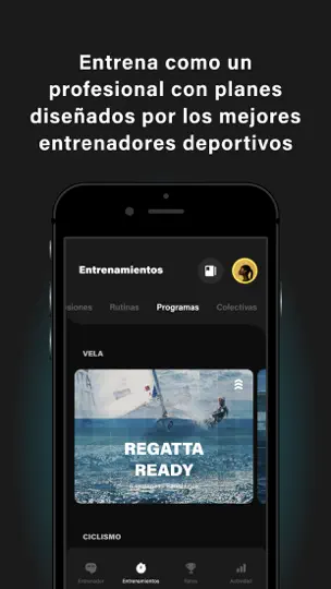 Captura de pantalla de Technogym - App Gym Y Casa en iPhone 7