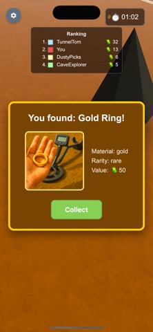 Treasure Hunter Metal Detector iPhone screenshot
