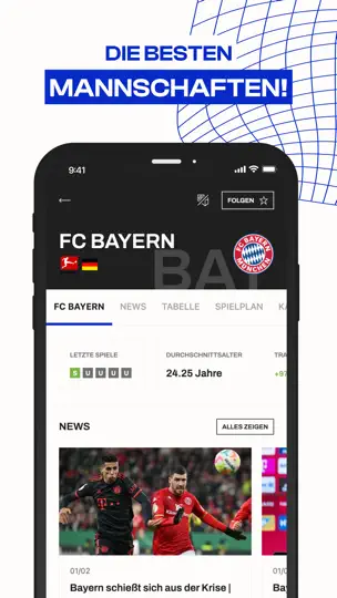 Capture d'écran de Fussball Transfers sur iPhone 4