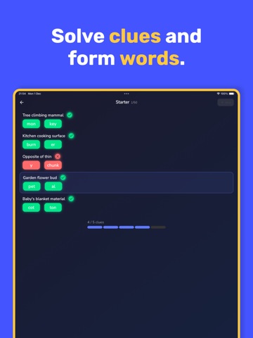 Lexico: Word Puzzle Quest iPad screenshot