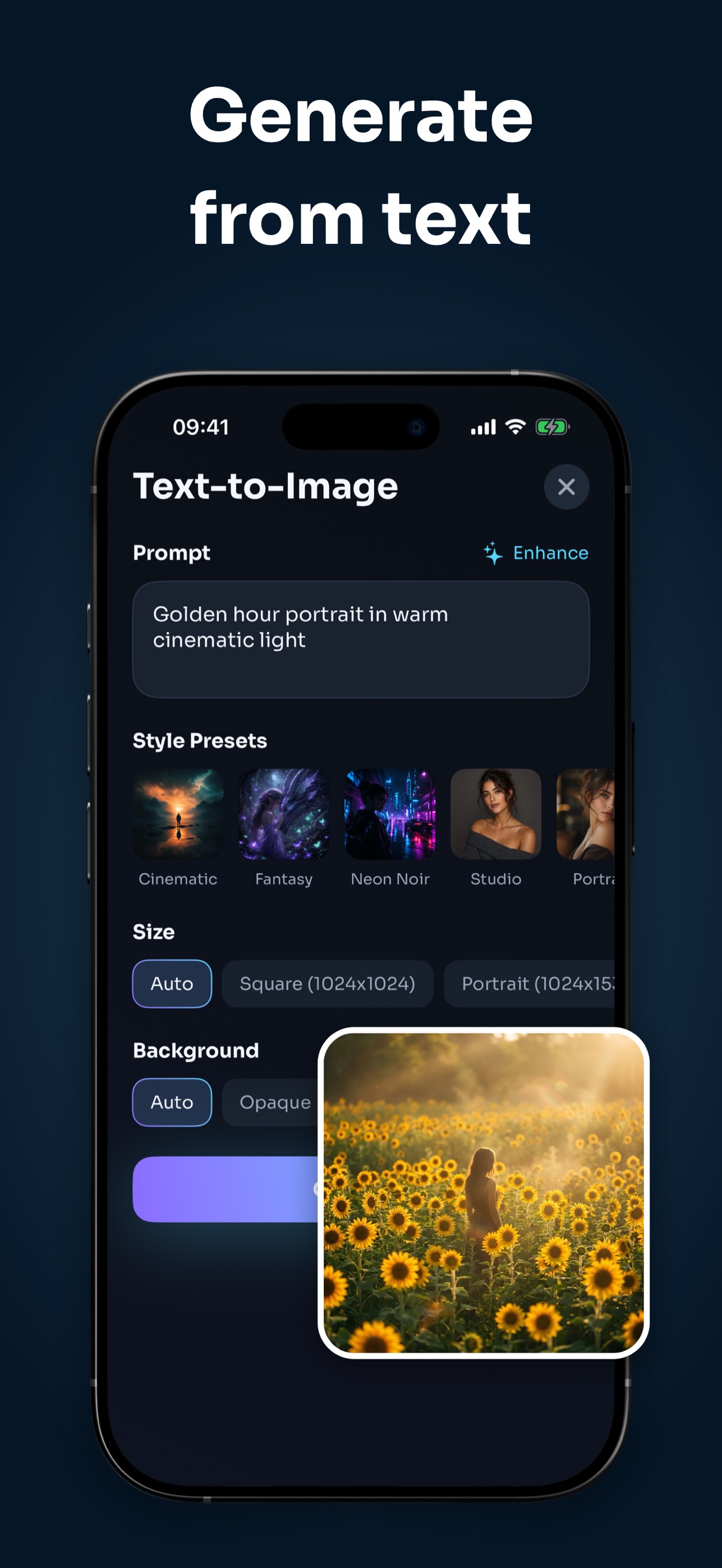 Screenshot 2 of AI Image Generator - Piclyra