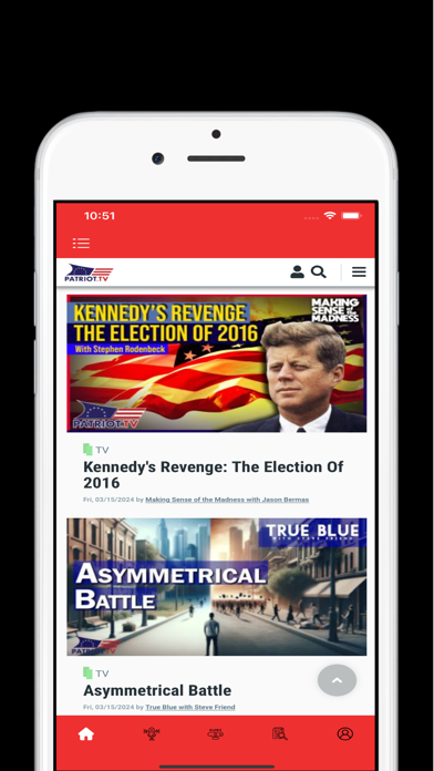 PATRIOT.TV Screenshot