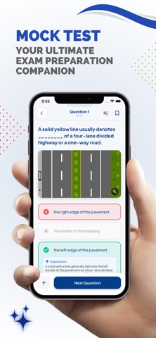 SC DMV Permit Practice Test Screenshot 2 of 10