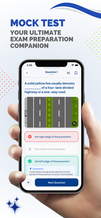 SC DMV Permit Practice Test Screenshot 2 of 10