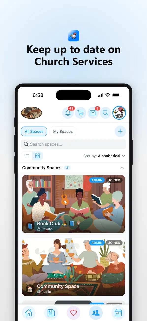 Screenshot #3 pour Two Birds Church Community