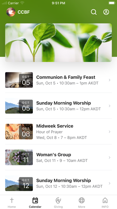 Calvary Chapel Bells Flats iPhone screenshot 2 - Education app