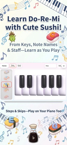 Do-Re-Mi Piano | Sushi Notes screenshot