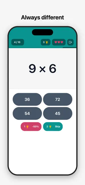Times Table Quiz Game screenshot 3