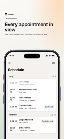 ClinDesk: AI Clinic Assistant screenshot