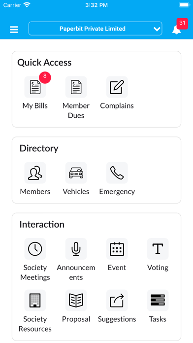 Screenshot #1 pour SBMApp: Smart Society Manager