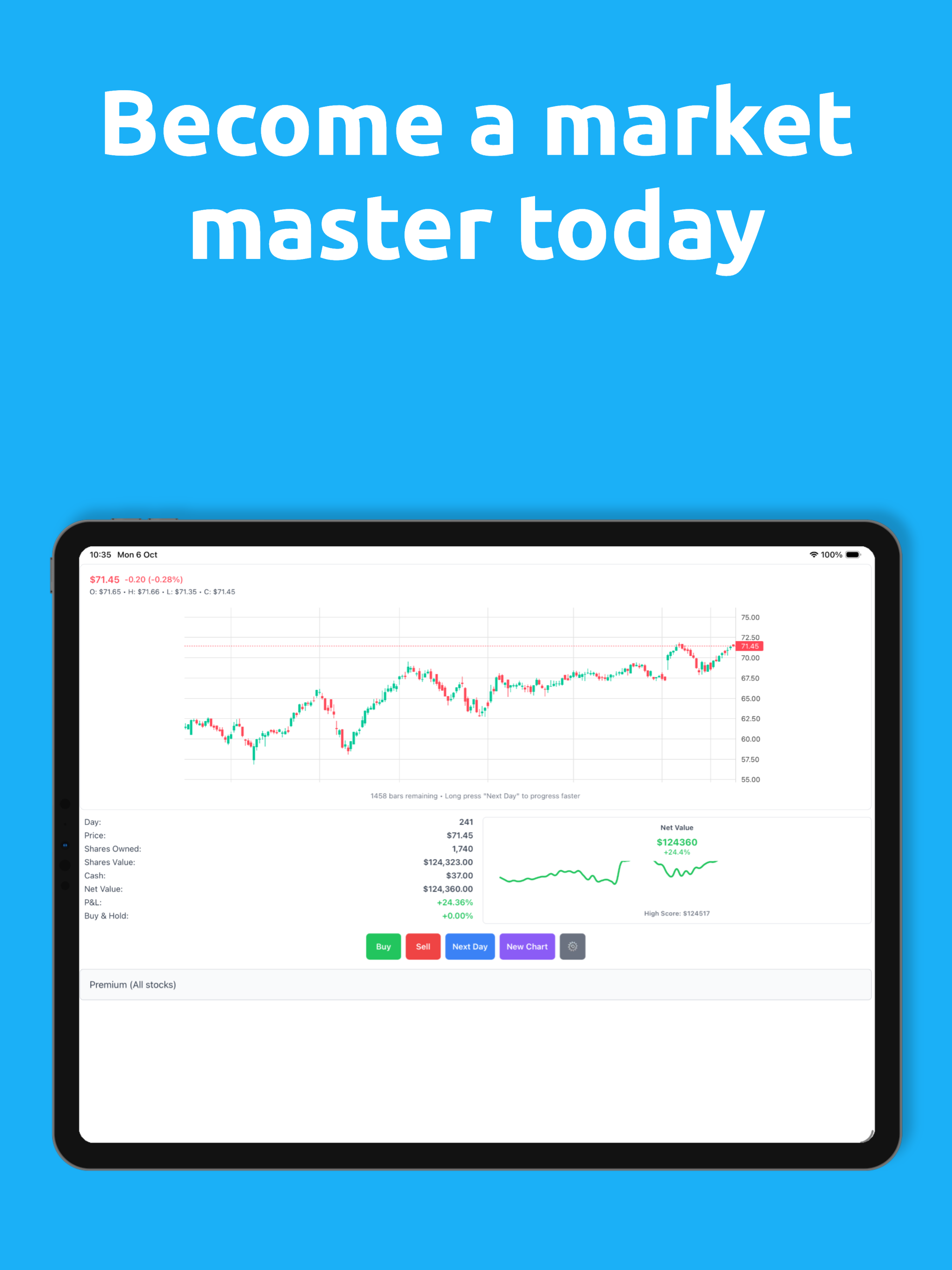 Stock Chart Simulator