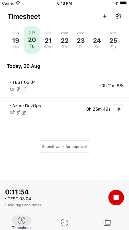 #4. TimeCamp Time Tracker (iOS) 由: TimeCamp S.A.