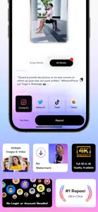 Repost AI: Video, Story, Photo screenshot #3 for iPhone