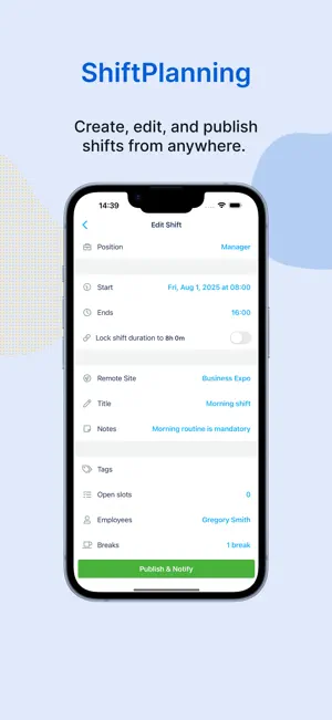Humanity Schedule by TCP screenshot 2