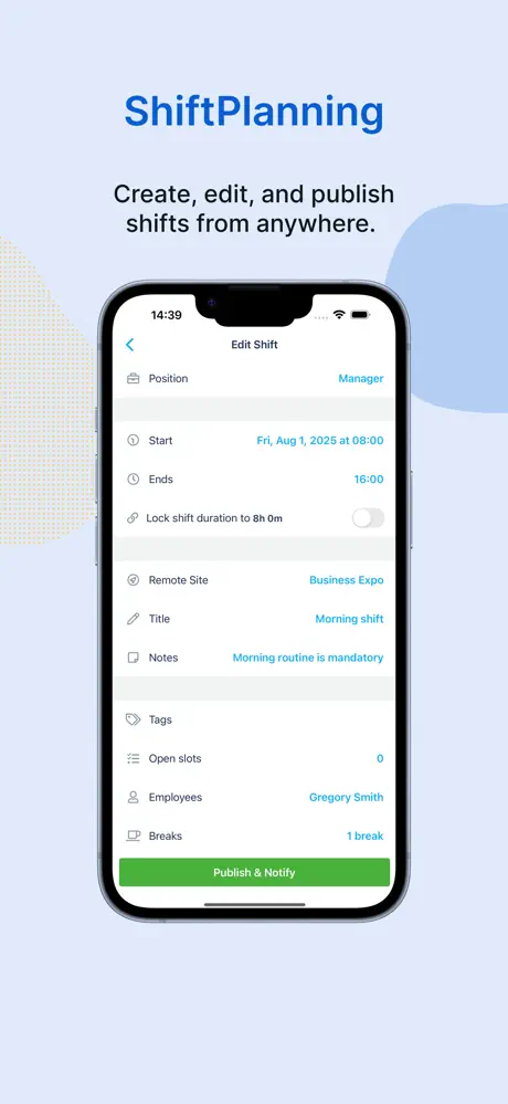 Humanity Schedule by TCP screenshot 2