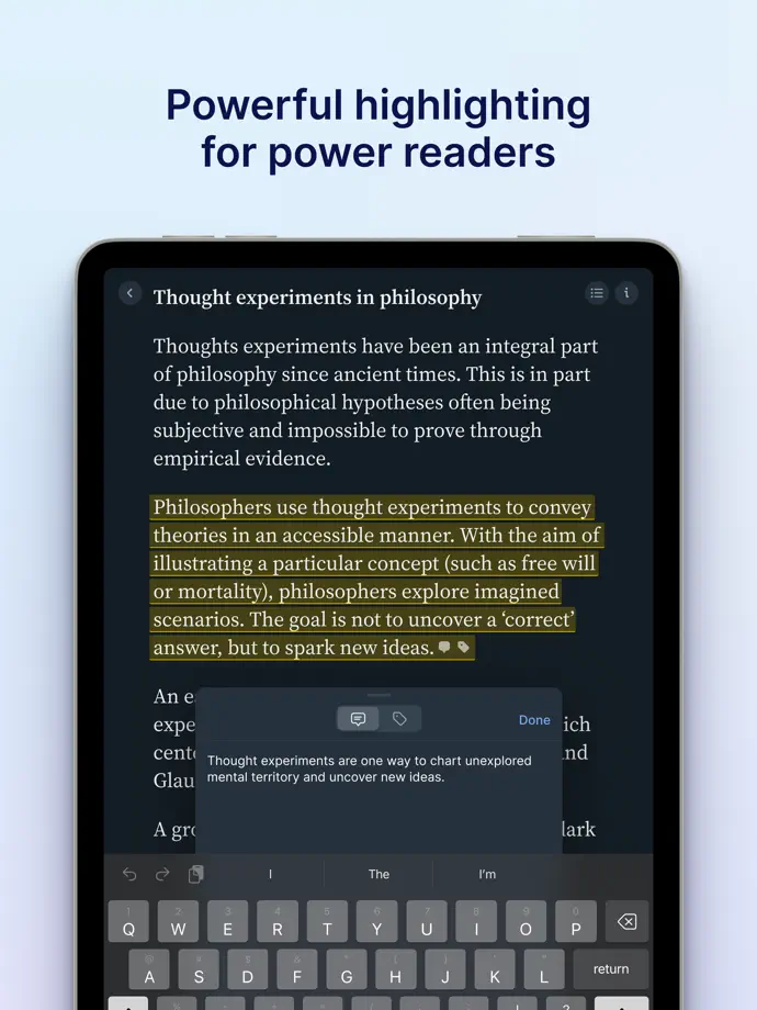 Readwise Reader iPad screenshot 2