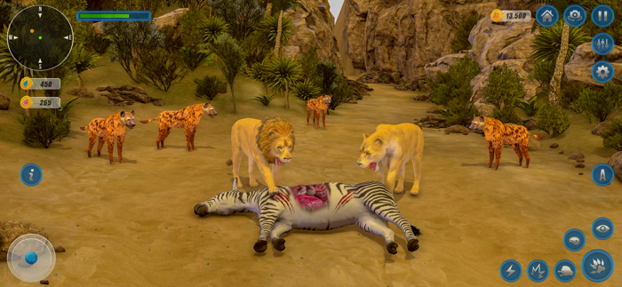 Snow Lion Animal Simulator