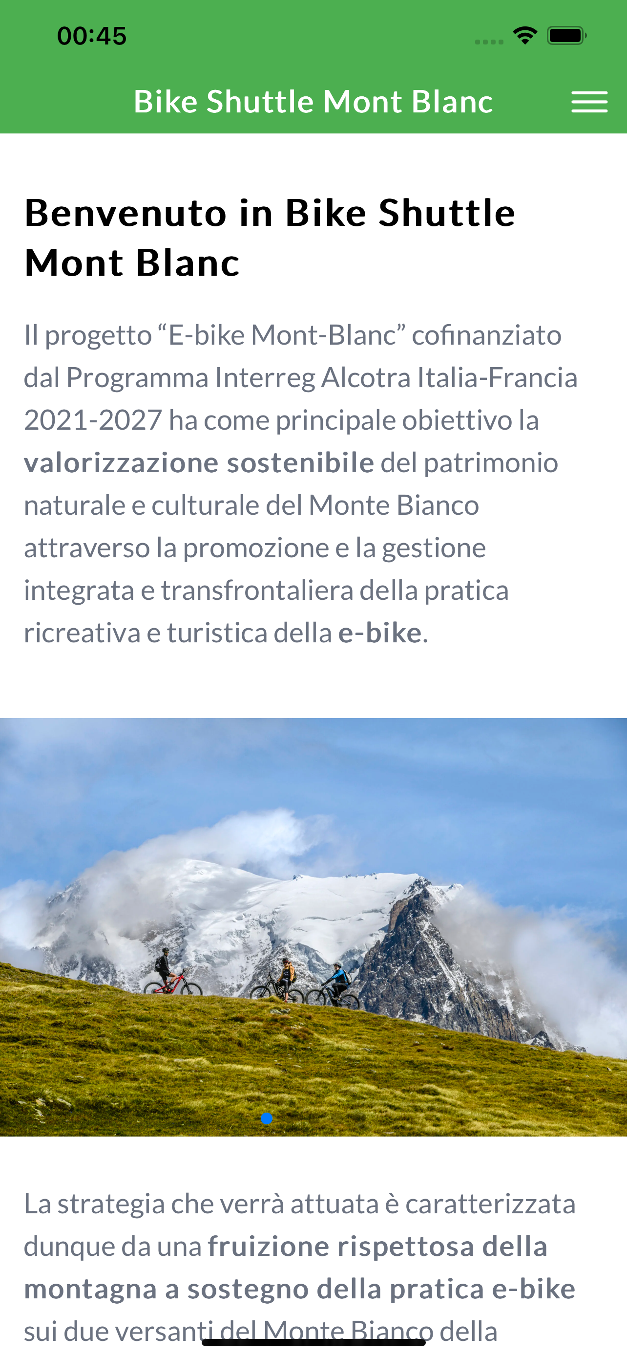Bike Shuttle Mont Blanc