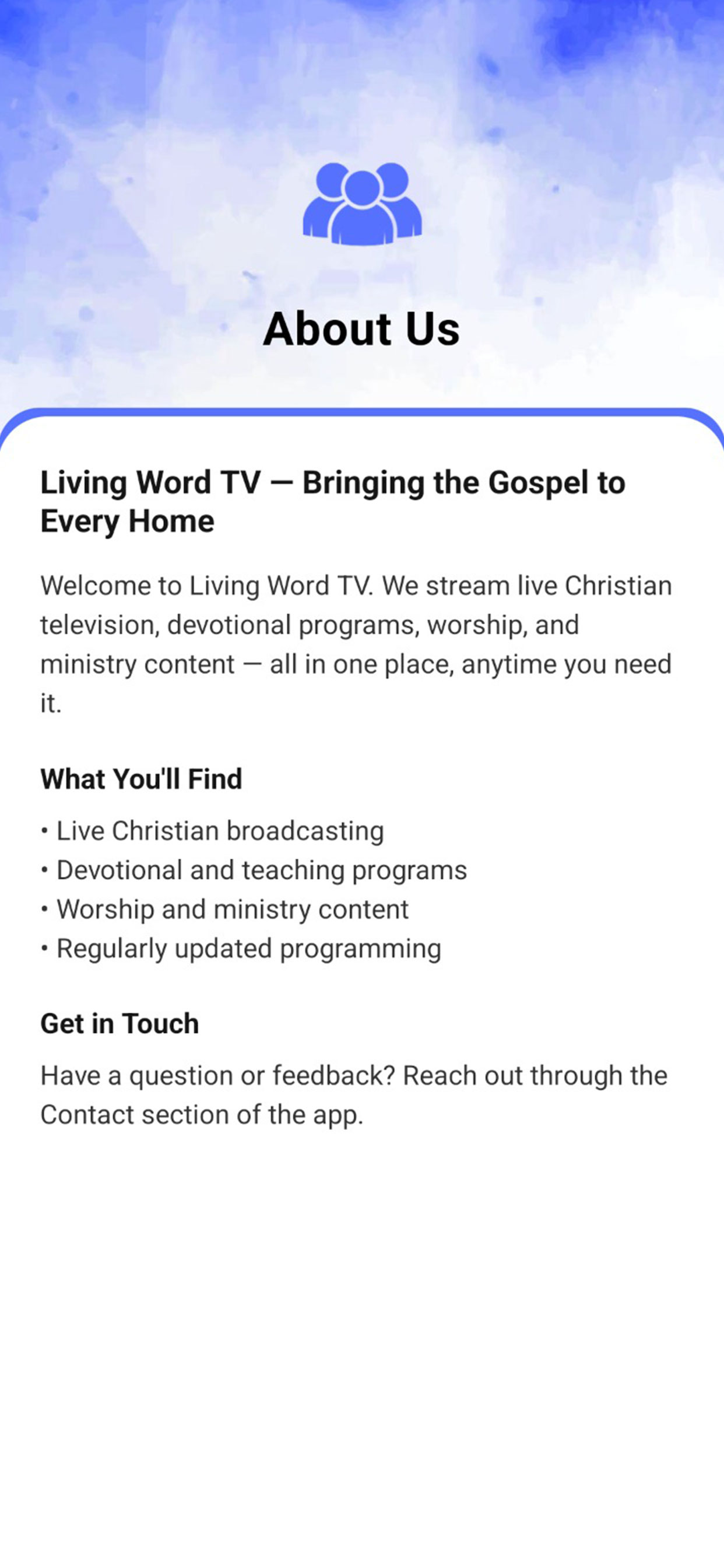 Living Word TV screenshot 3