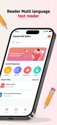 PDF 编辑器：阅读器、填写和签名 screenshot