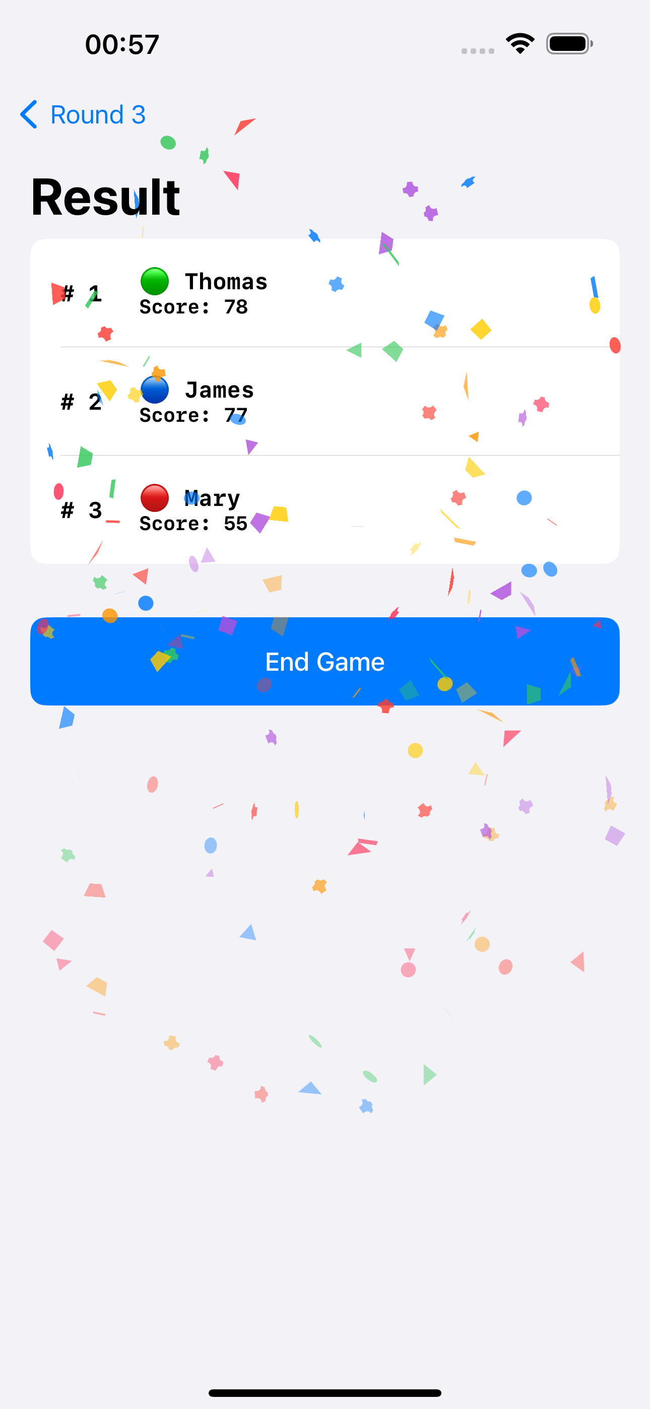 Sushi Go Score Tracker