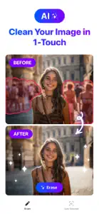 EasyEraser — AI Remove Objects screenshot #1 for iPhone