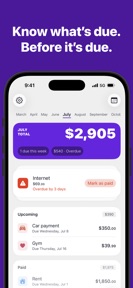 Bill Organizer: Billzo screenshot