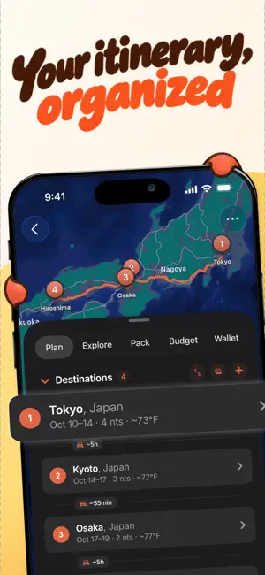 Vacatio: Travel Planner screenshot 2