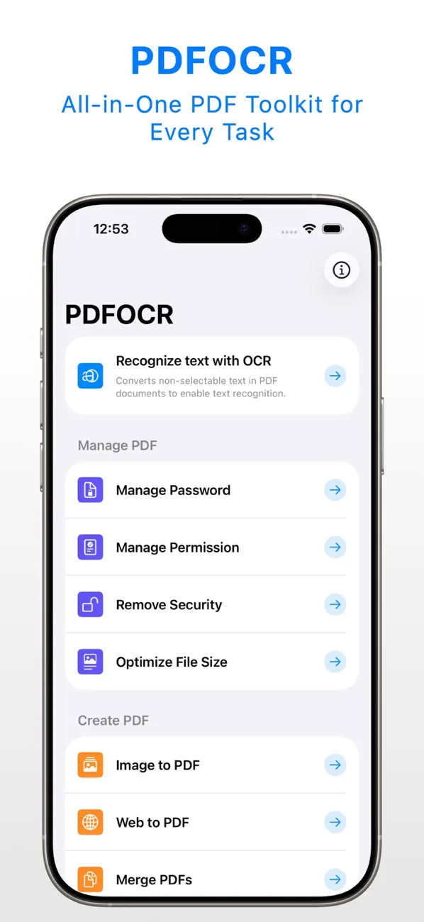 Screenshot #1 pour PDF OCR Pro