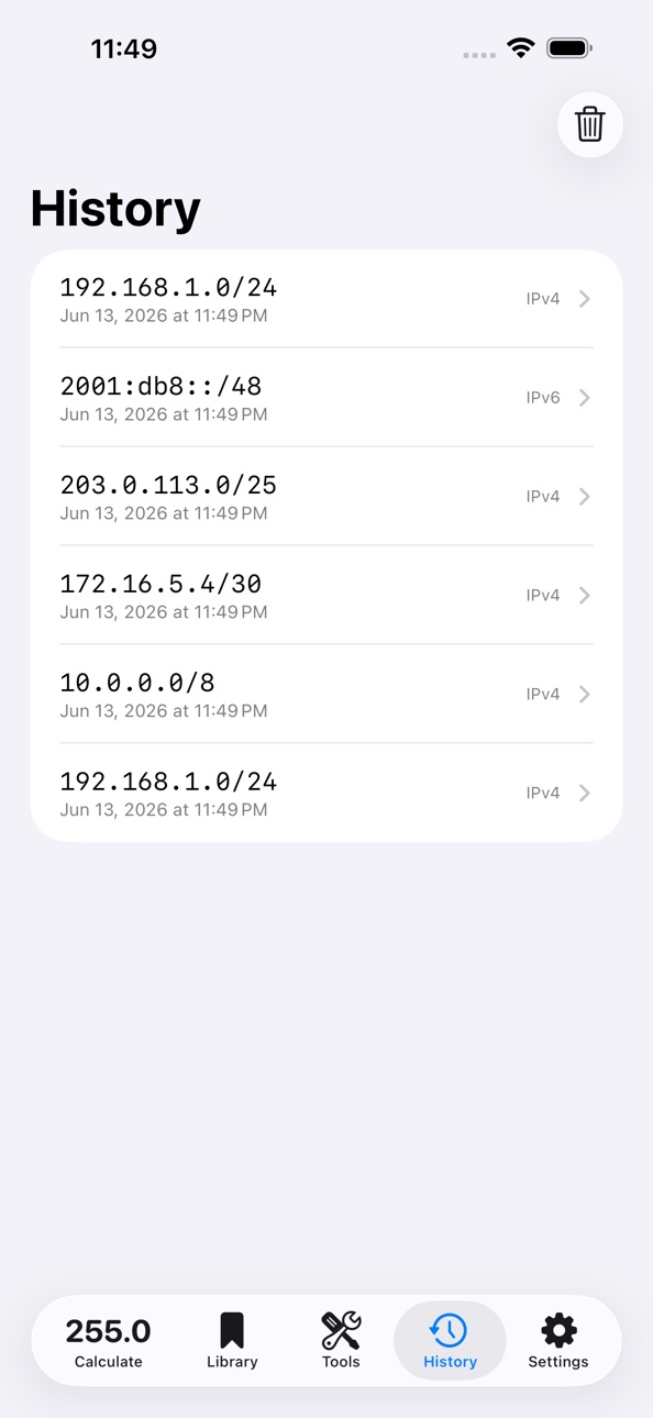 iPhone screenshot