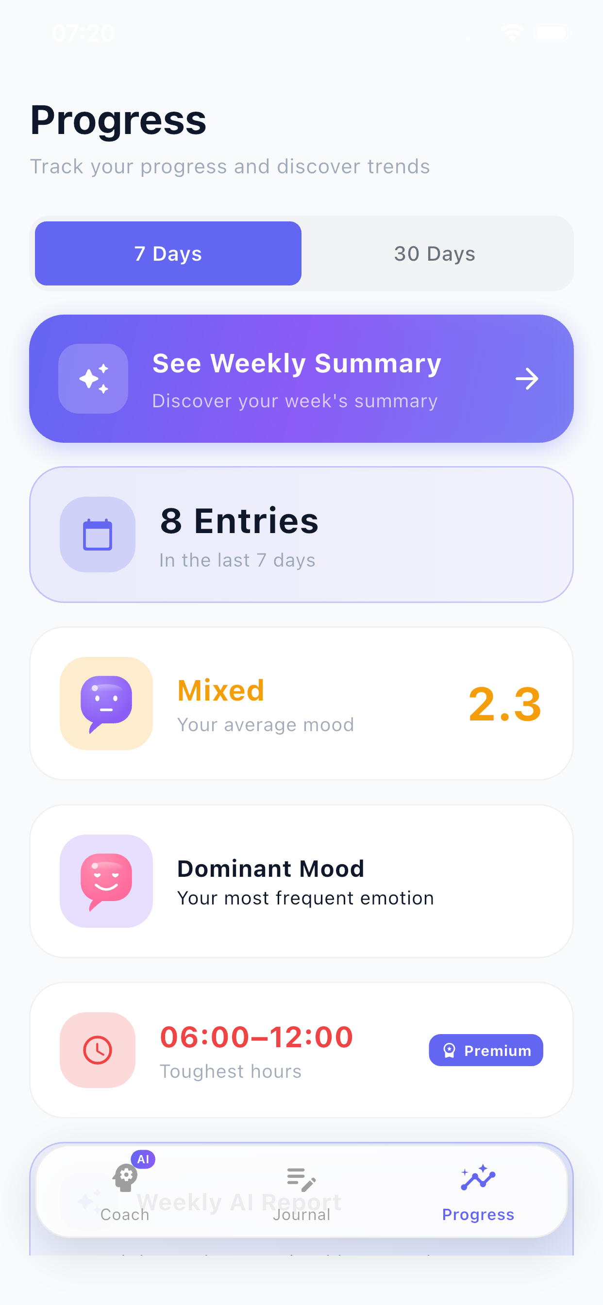 Moodora: AI Mood Journal screenshot 7