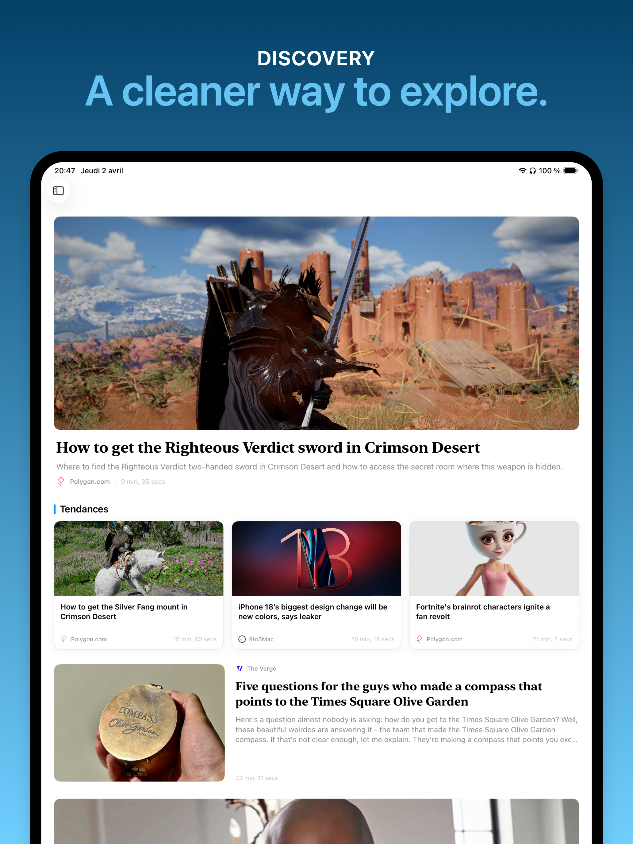 Flux : Smart RSS reader screenshot 6