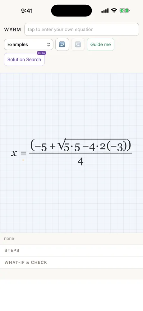 Wyrm Math‑App screenshot 2