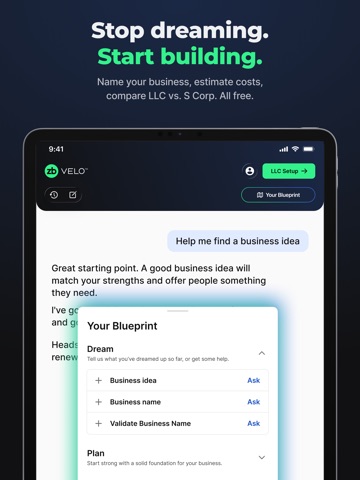 ZenBusiness: LLC Formation iPad screenshot