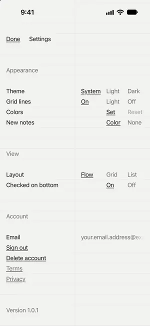 Mark. — Notes & Lists screenshot 3