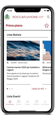 RoccafluvioneApp screenshot