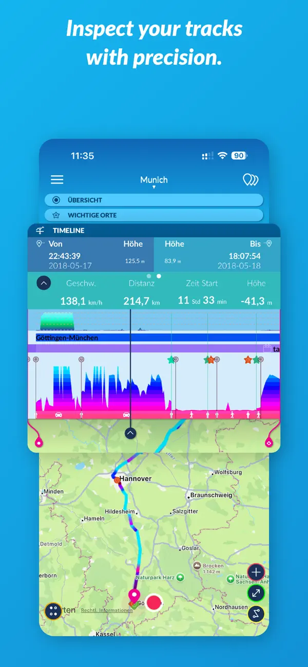 Screenshot #2 pour TraceMyTrack PRO
