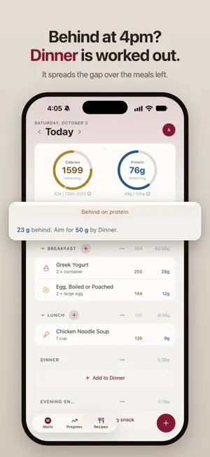 Maroon: Calorie & Protein screenshot 2