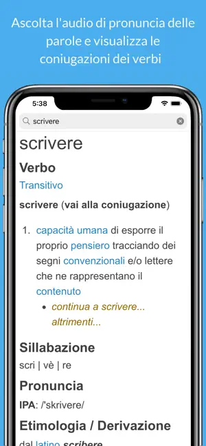 Dizionario Italiano e Sinonimi screenshot 4