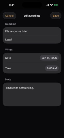 Deadline Countdown: Stay Sharp screenshot