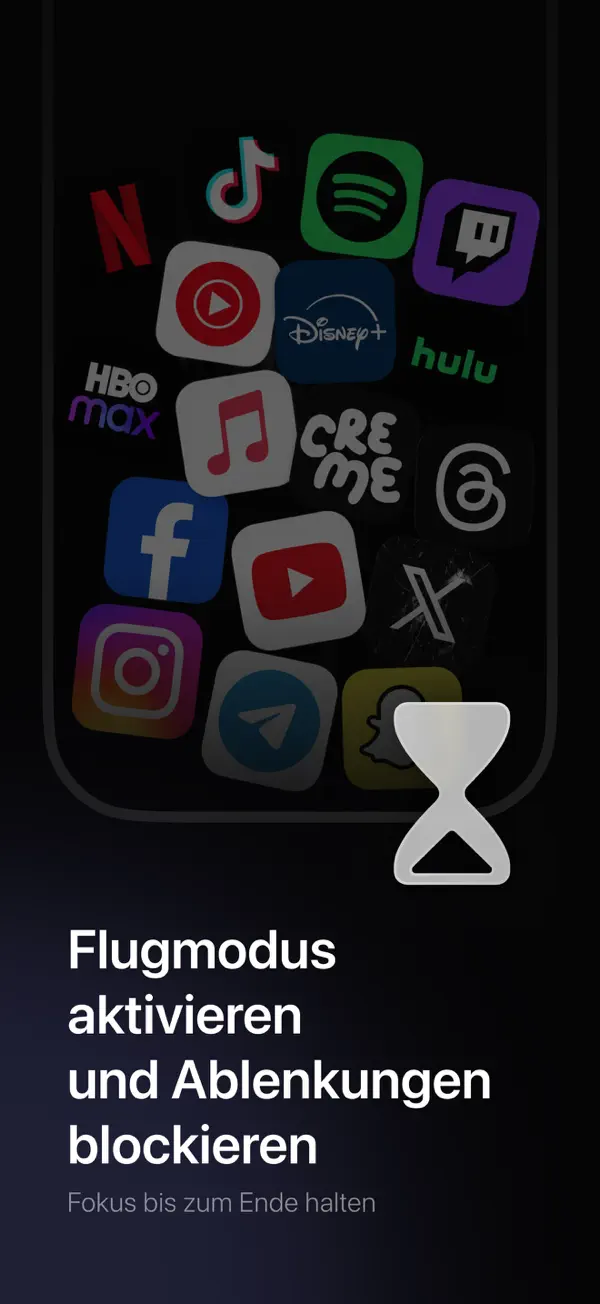 FocusFlight–Fokus neu erleben iPhone App Screenshot 6 – Produktivität
