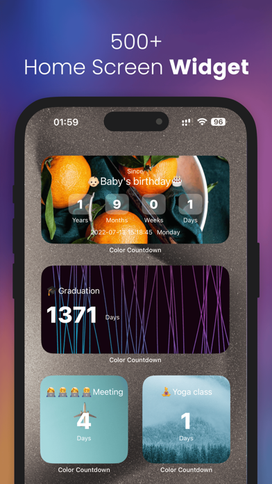 Countdown: Reminder & Widget Screenshot