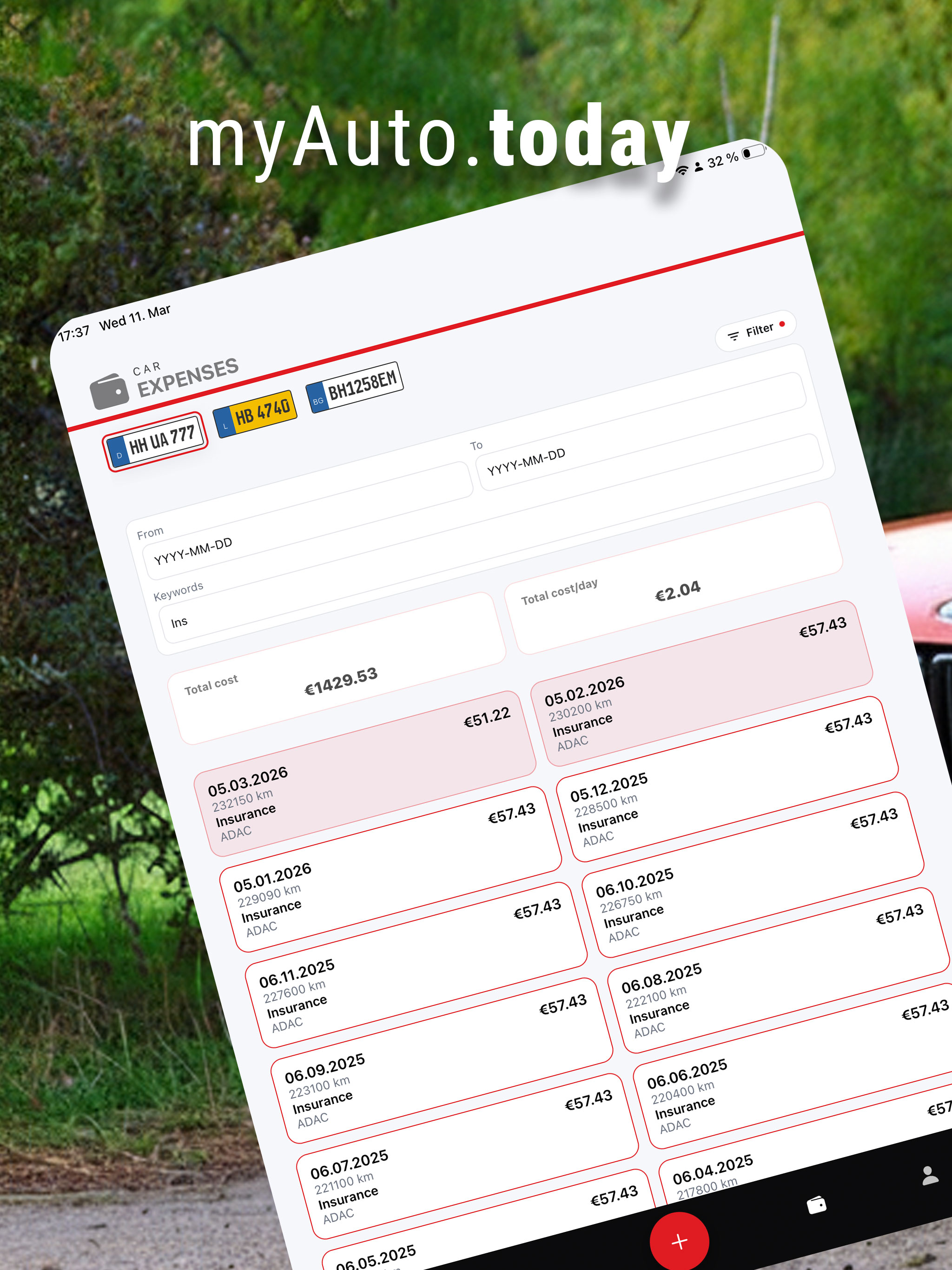 myAuto.today: Car Expenses