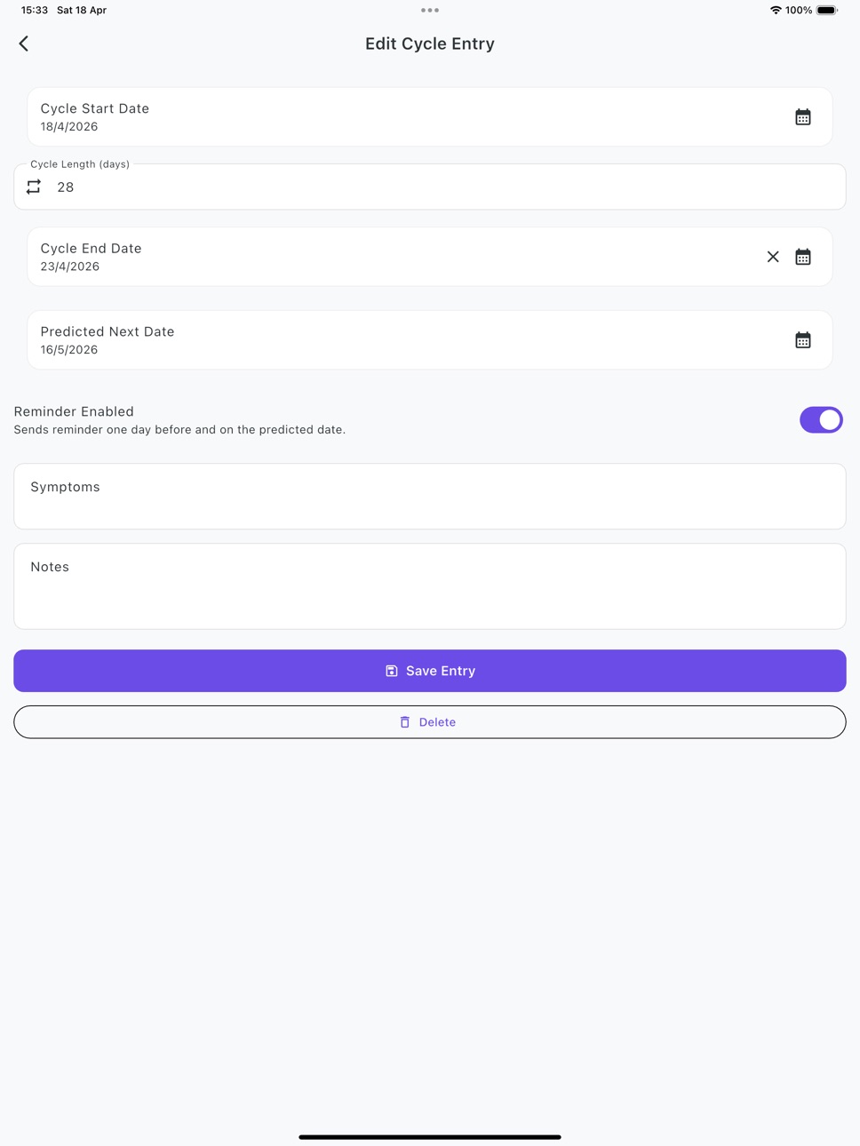 iPad screenshot