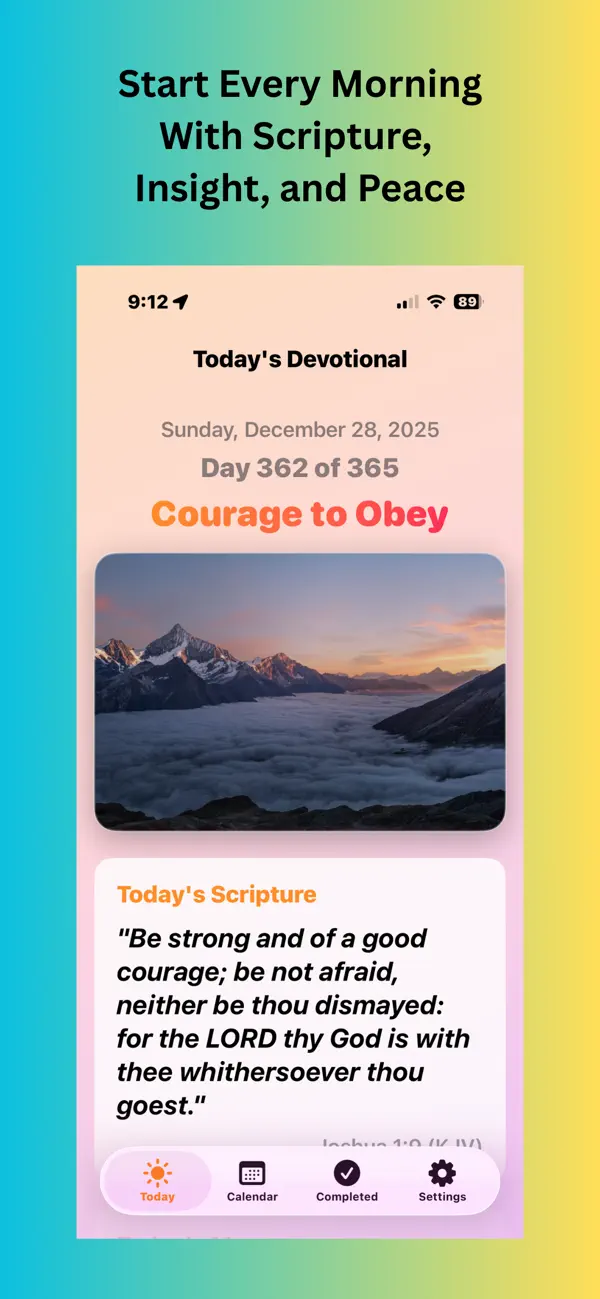 Screenshot #1 pour 365 Christian Devotional